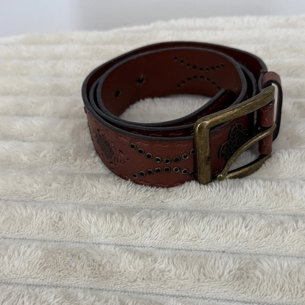 Vtg Faded Glory Brown Belt size large